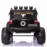 2-Seater 24V Electric Ride-On Truck with Bluetooth and LED Lights for Kids