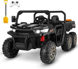 2-Seater 24V Electric UTV Car with 4WD and Dump Bed for Kids - Powerful Off-Road Vehicle