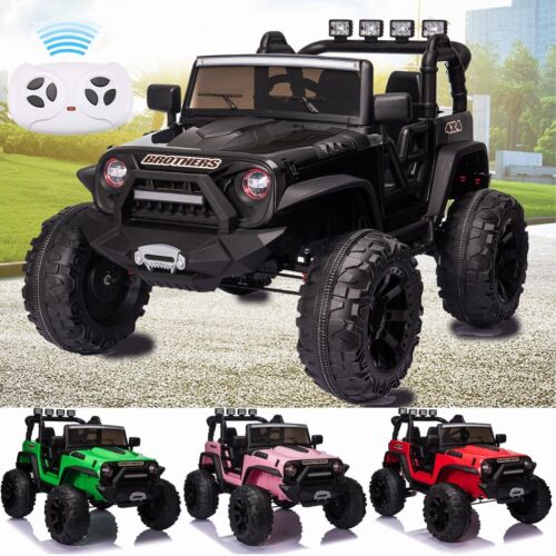 2-Seater 400W Electric Ride-On Toy Truck for Kids - Remote Controlled