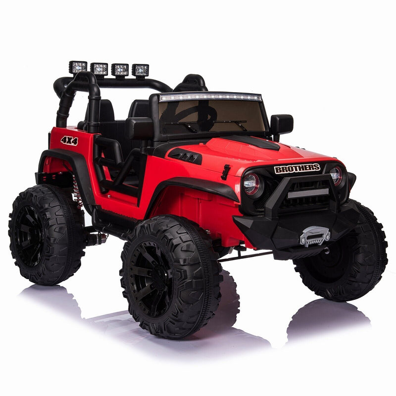 2-Seater 24V Electric Ride-On Toy Truck for Kids with Remote Control - On Sale Now!