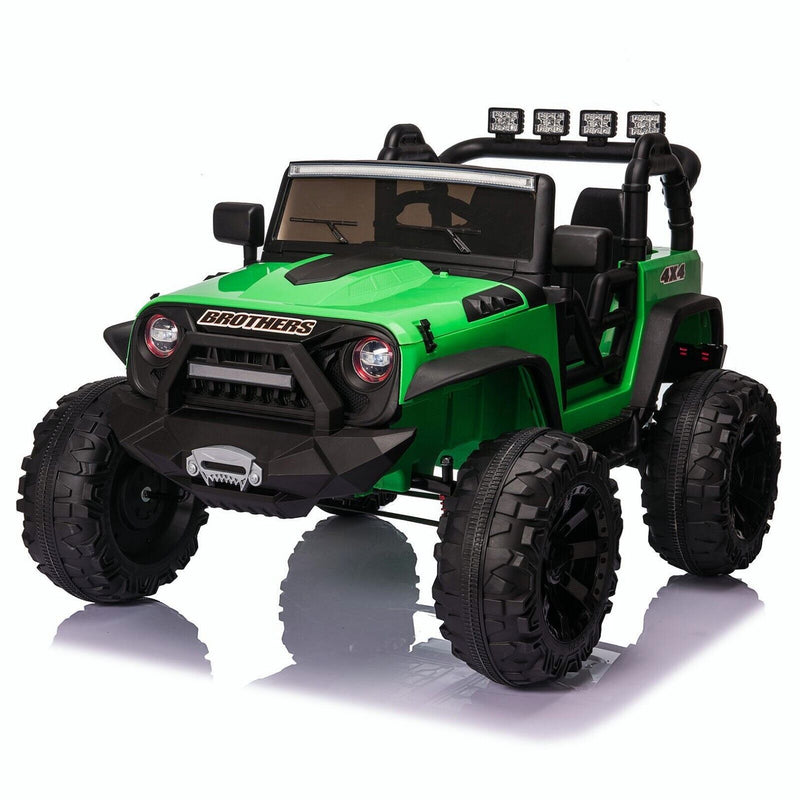 2-Seater Electric Truck Toy for Kids with Remote Control - 400W 24V 9AH