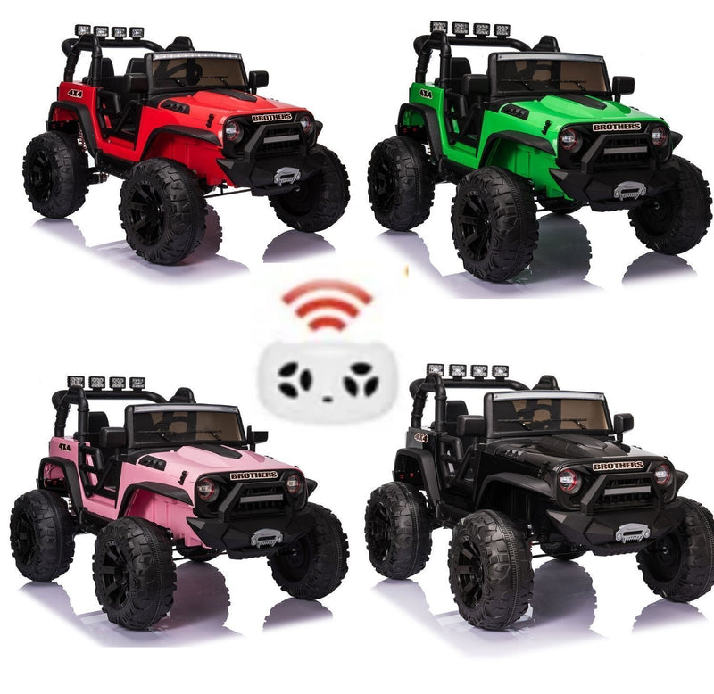 2-Seater Electric Off-Road Jeep for Kids with Remote Control
