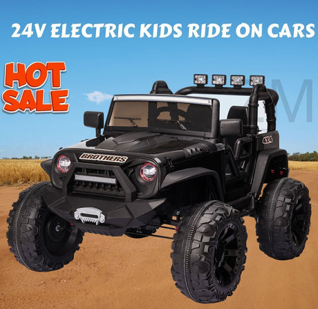 2-Seater Electric Off-Road Jeep for Kids with Remote Control