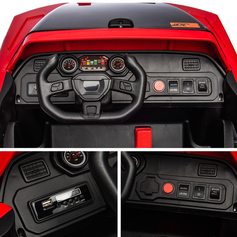 2-Seater Electric Ride-On Car for Kids with Remote Control - 24V Power and 4 Wheels