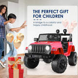 2-Seater Electric Ride-On Car for Kids with Remote Control and MP3 Player - 12V Power Vehicle Toy Truck