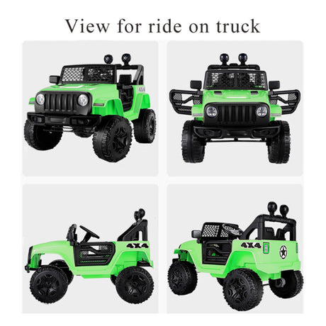 2-Seater Electric Ride-On Car for Kids with Remote Control and LED Lights - 12V 7AH Power Vehicle Toy Truck