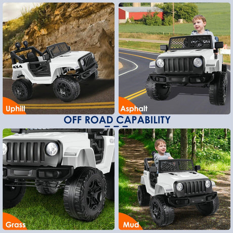 2-Seater Electric Ride-On Car for Kids with Remote Control and MP3 Player