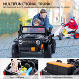 2-Seater Electric Ride-On Car for Kids with Remote Control and Music - 12V Battery Powered