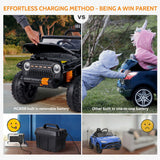 KLOKICK 12V Ride On Truck with MP3 Player and Remote Control for Parent-Child Fun
