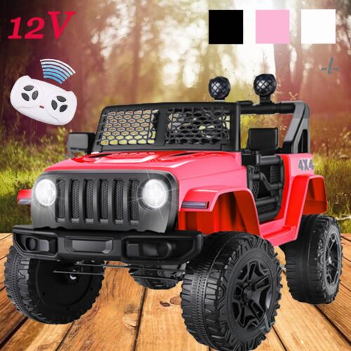 2-Seater 12V Ride-On Truck Toy with Remote Control for Kids - Safe and Fun Ride