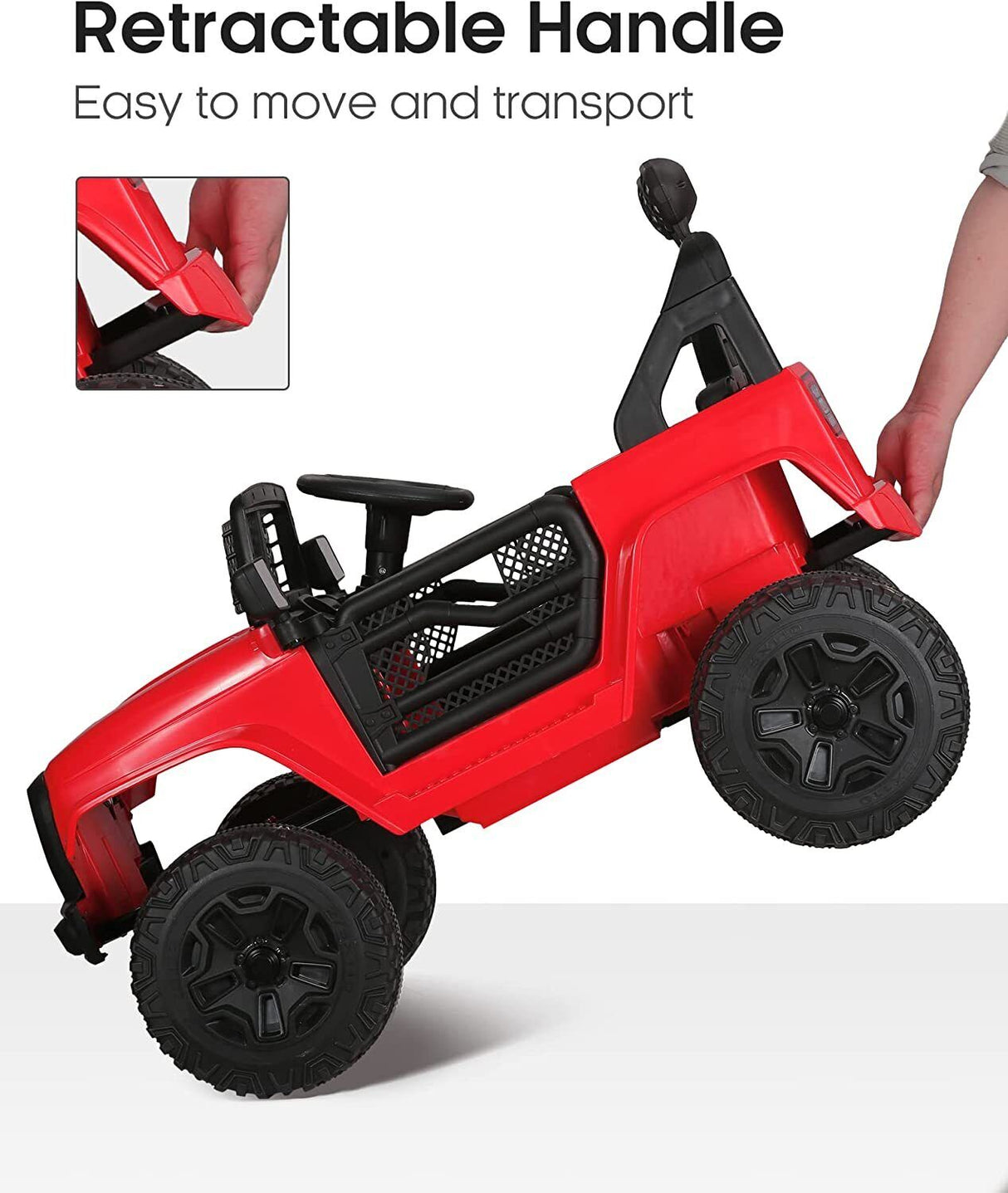 12V Kids Ride On Car with LED Lights, Music, and Remote Control - Perfect Gift for Little Drivers!