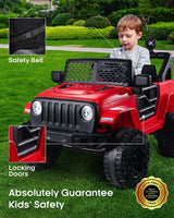12V Electric Jeep Truck for Kids with Remote Control & MP3 Player