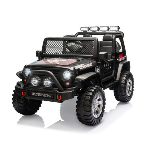 2-Seater Electric Ride-On Jeep for Kids with Remote Control - 12V Toy Truck