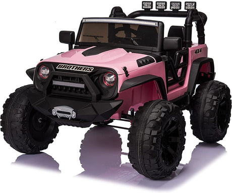400W Electric Ride-On Truck for Kids with Remote Control and MP3 Player - 2 Seater