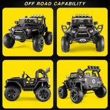 400W Electric Ride-On Truck for Kids with Remote Control and MP3 Player - 2 Seater
