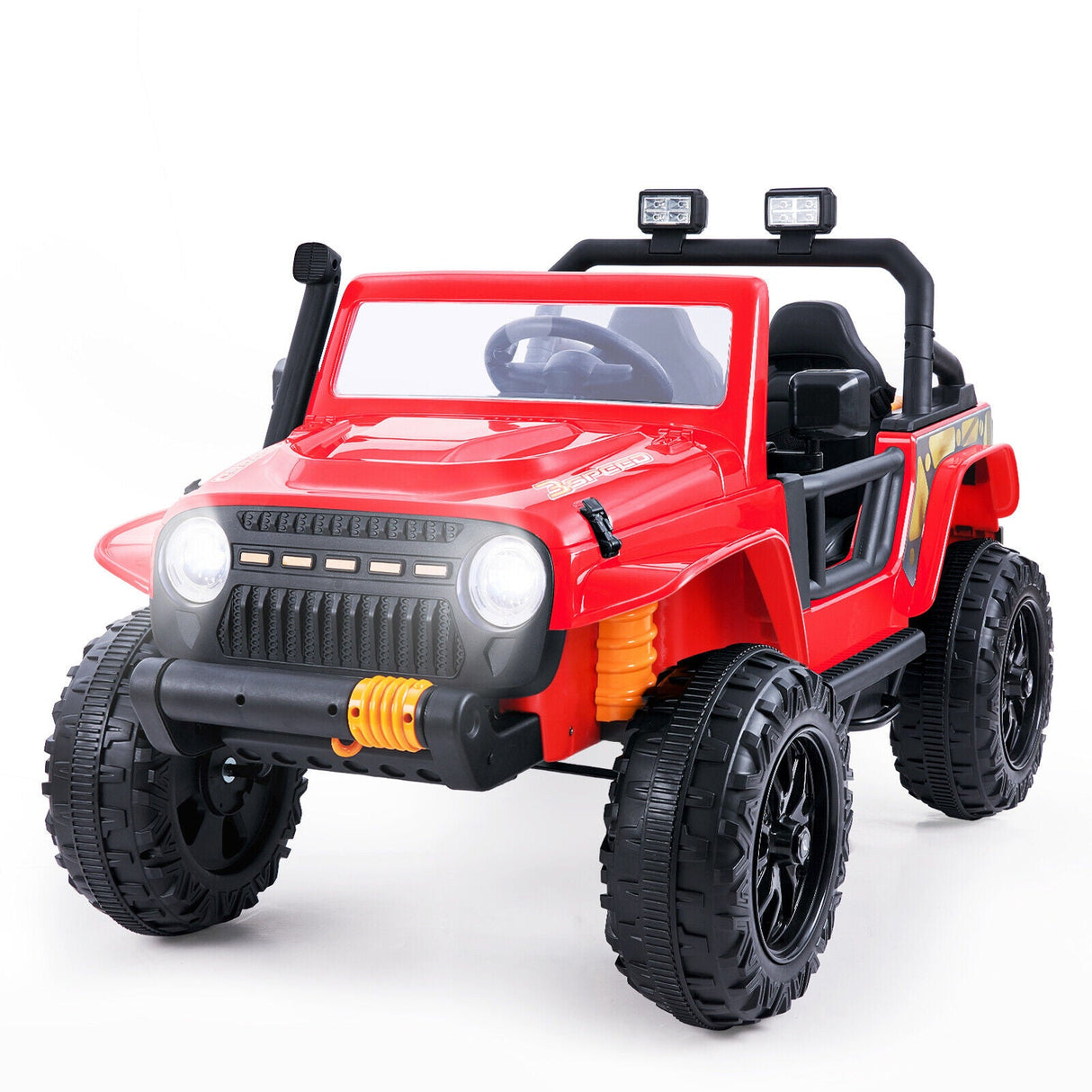Bluetooth Remote Control Ride-On Truck for Kids with FM Radio and Parental Control