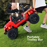 KLOKICK 12V Electric Kids Ride-On Truck with MP3, LED Lights, and Remote Control - 3 Speed Options