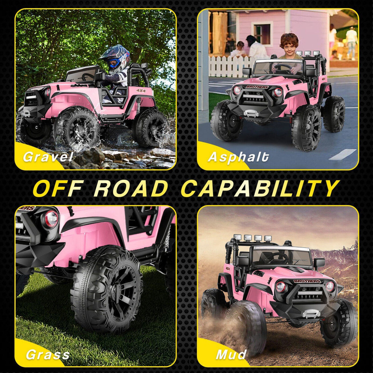 2-Seater 24V Electric Ride-On Truck with Bluetooth and Remote Control - 400W Power for A+ Fun!