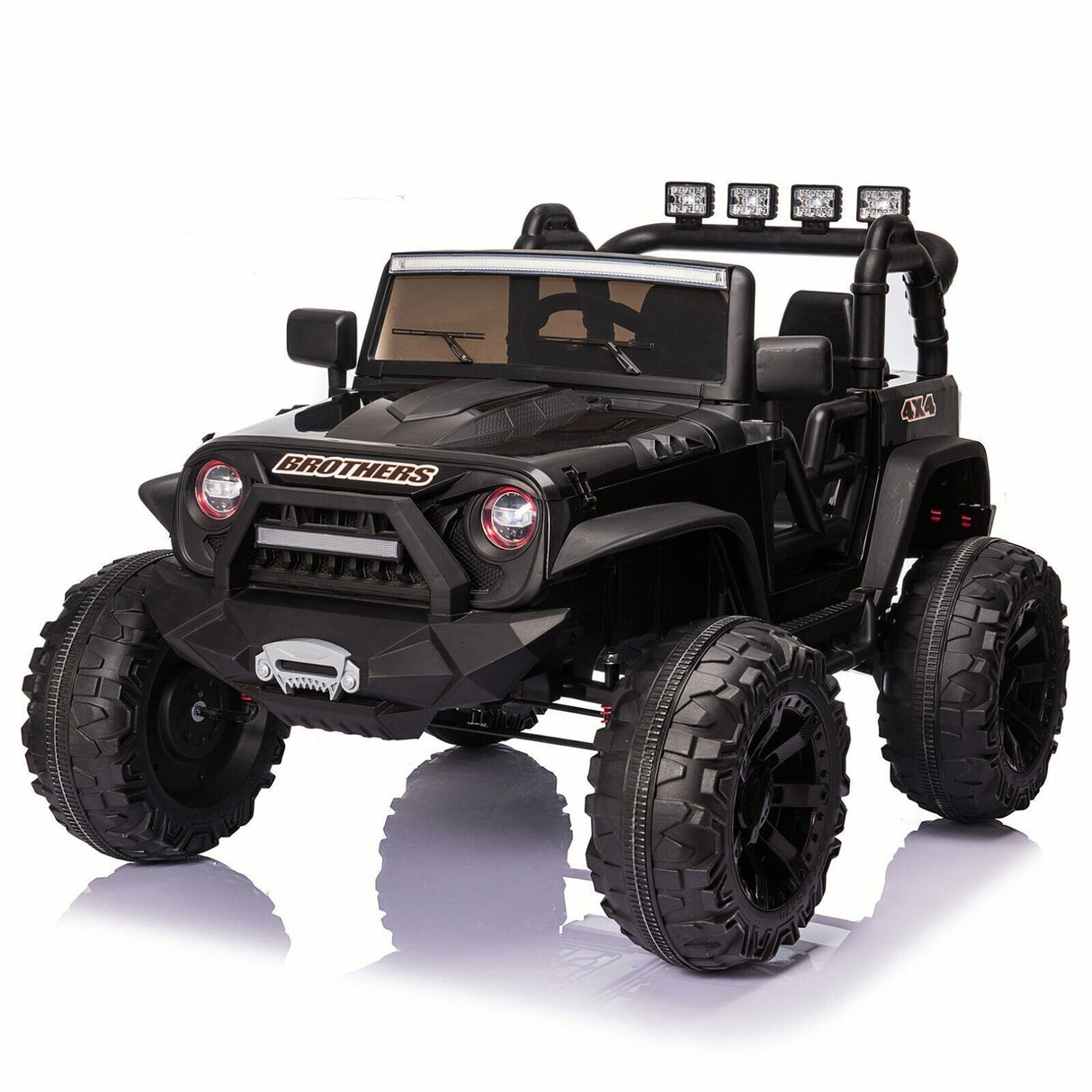 2-Seater Electric Ride-On Truck for Kids with Bluetooth and Remote Control - 24V