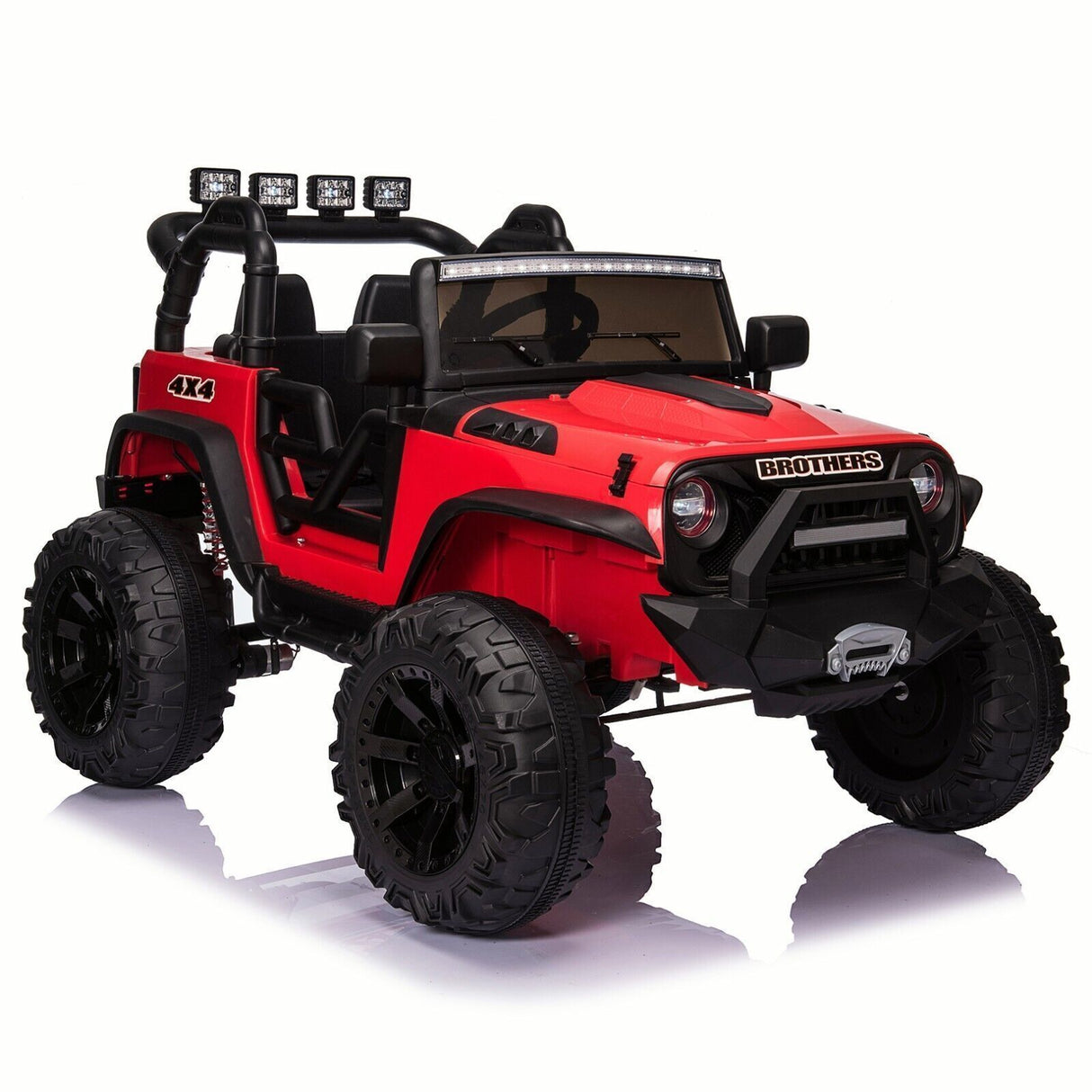 2-Seater Electric Ride-On Truck for Kids with Bluetooth and Remote Control - 24V