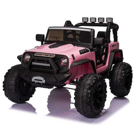 2-Seater Electric Ride-On Truck for Kids with Parental Remote Control - 24V