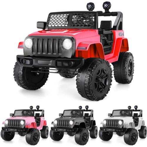 2-Seater Electric Ride-On Truck for Kids with Remote Control - 12V Powered Vehicle