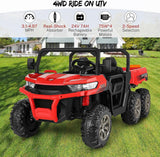 2 Seater 24V Dump Truck Ride On Car with Electric Dump Bed & Shovel - Remote Control Included