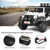 2-Seater Electric Toy Truck Jeep for Kids with Remote Control - 12V Ride On Car