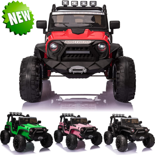2-Seater 24V Electric Ride-On Truck for Kids with Parental Remote Control - Top Choice for Fun and Adventure!