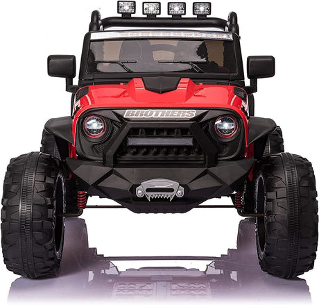 2-Seater Kids Electric Car with Parent Remote Control and Music - 24V Ride On Truck