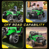Electric 2-Seater Kids Ride-On Truck with 24V Battery and 400W Power