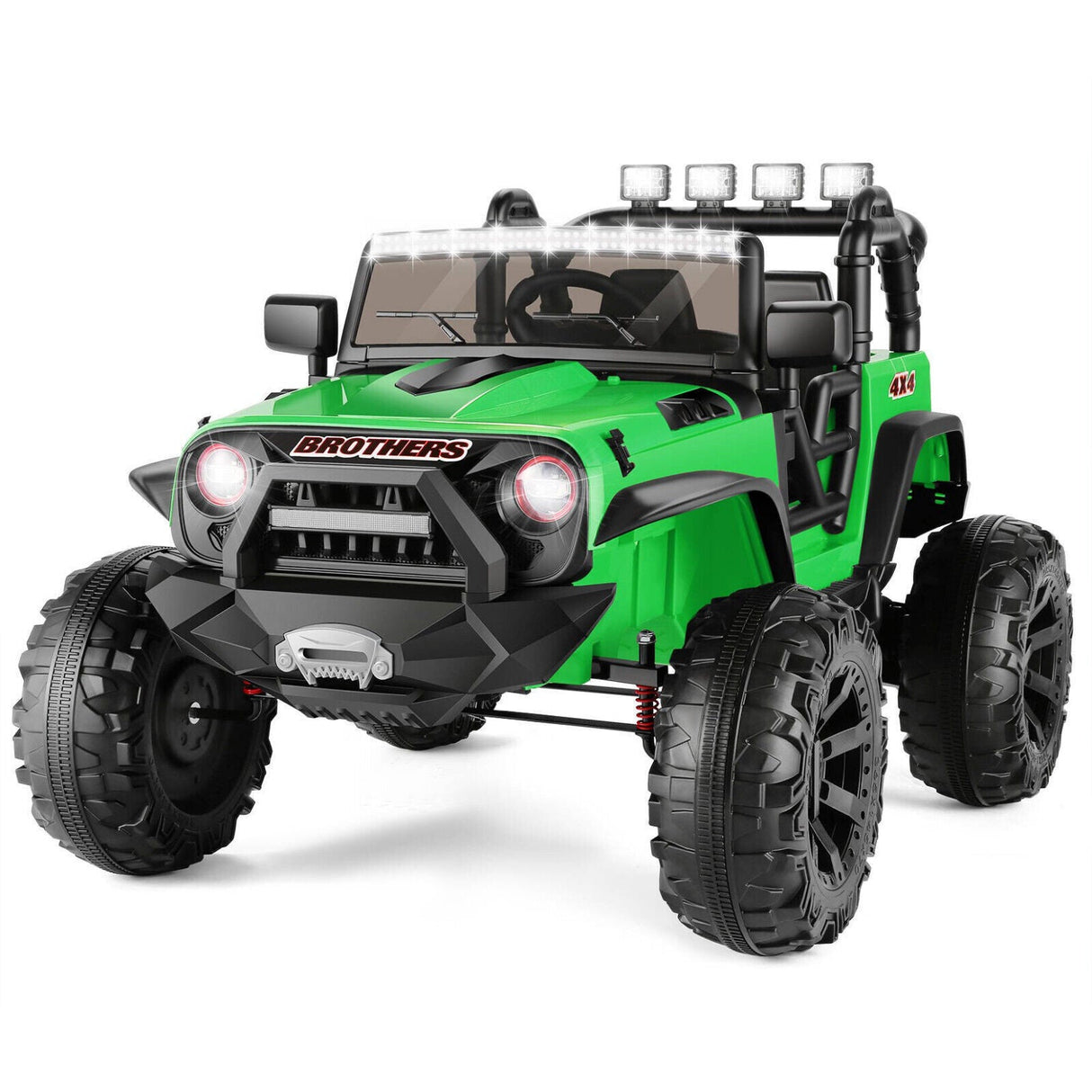 2 Seater Kids Ride On Truck Car with Remote Control and Powerful 24V Motor