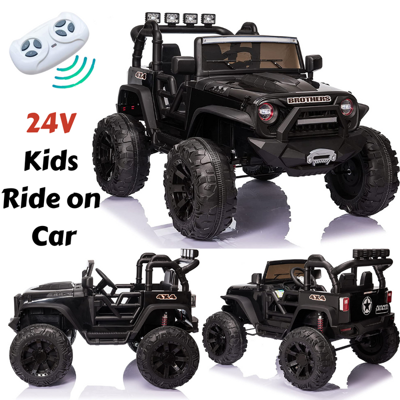 2-Seater Kids Ride On Truck with Remote Control and Powerful 200W Motors - Fun Toy Car for Children