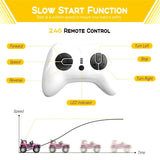 2-Seater Kids Ride-On Truck with Remote Control, LED Lights, Music, and Double Doors