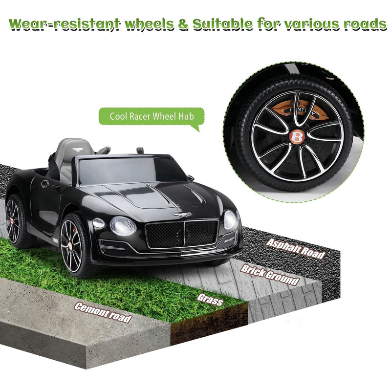 2-Seater Licensed Mercedes-Benz/Bentley Electric Ride-On Car for Kids with Remote Control