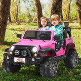 2-Seater Remote Control Ride-On Truck with Storage for Kids - 12V