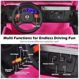 2-Seater Remote Control Ride-On Truck with Storage for Kids - 12V
