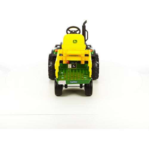 2-Speed Kids Tractor Ride-On Toy Car with FM Radio for Outdoor Play in the Lawn or Backyard