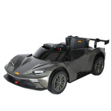 2.4G RC Electric Ride-On Car with MP3 Player and LED Lights - 3 Speeds for Kids