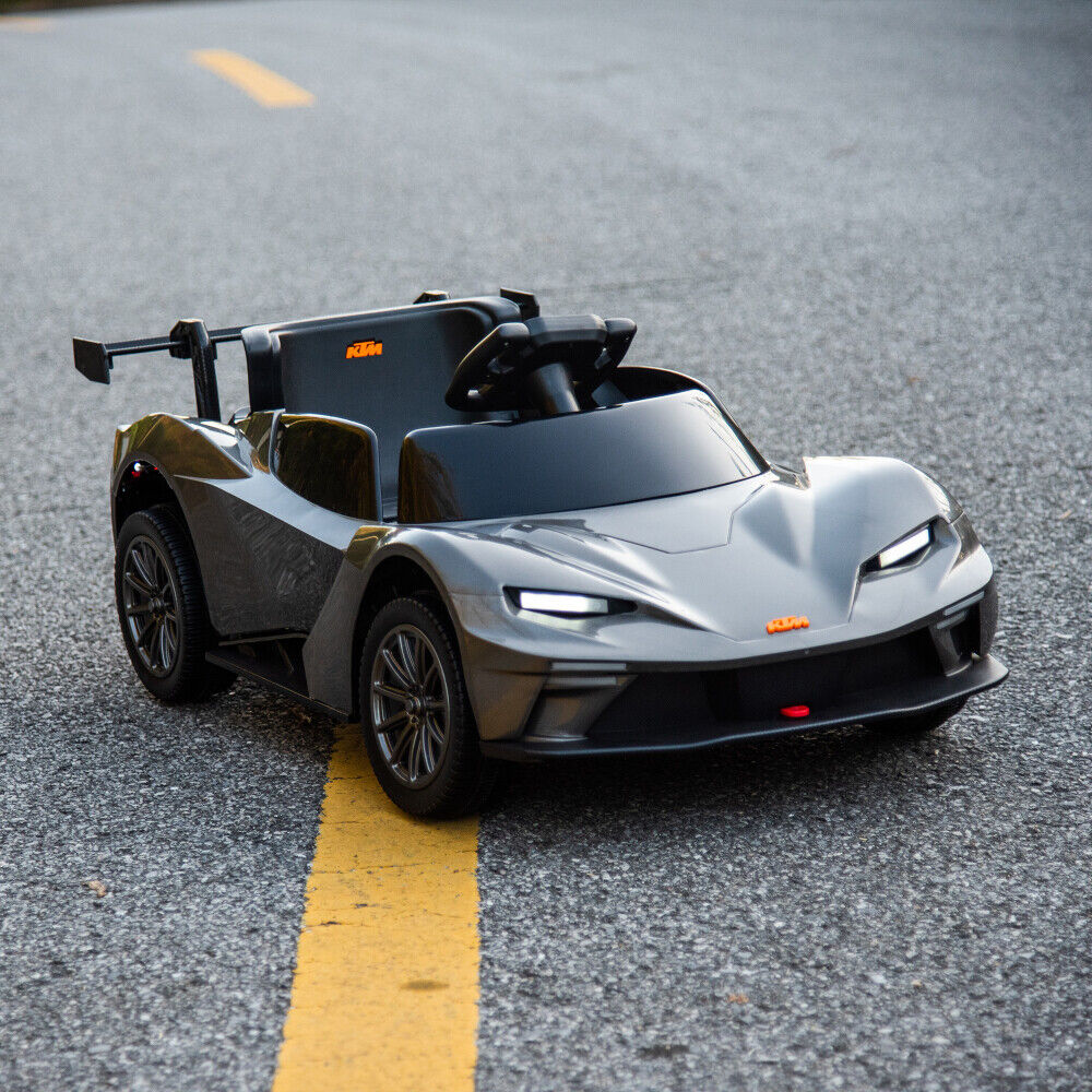 2.4G RC Electric Ride-On Car with MP3 Player and LED Lights - 3 Speeds for Kids