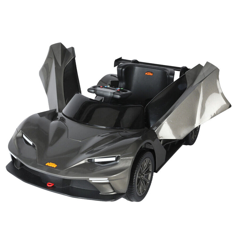 2.4G RC Electric Ride-On Car with MP3 Player and LED Lights - 3 Speeds for Kids