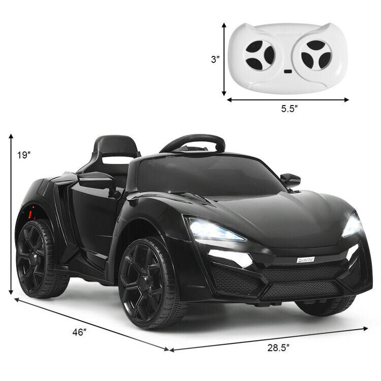 2.4G RC Electric Vehicle with Lights - 12V Power for Endless Fun!