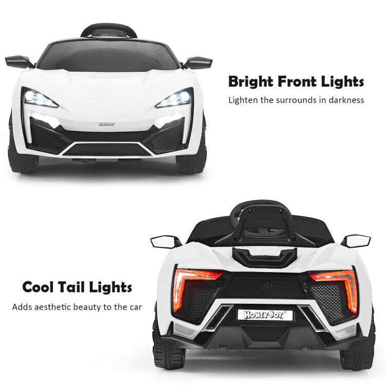 2.4G RC Electric Vehicle with Lights - 12V Power for Endless Fun!