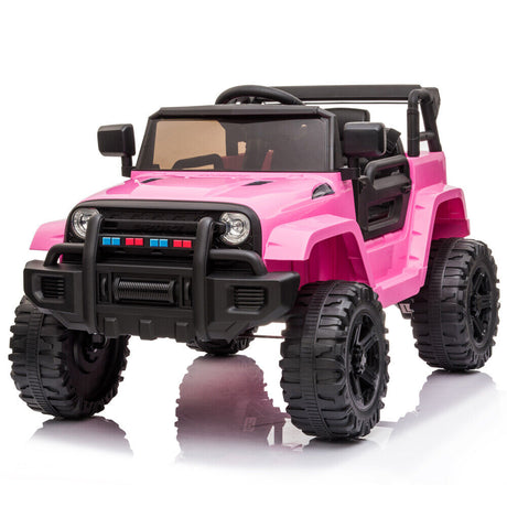 2.4G RC Remote Control Kids Ride On Car Truck with Dual Drive - 12V Electric Toy for Children