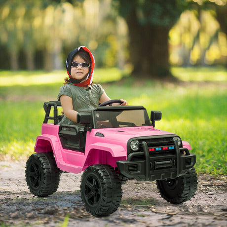 2.4G RC Remote Control Kids Ride On Car Truck with Dual Drive - 12V Electric Toy for Children
