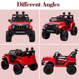 2.4G Remote Control Electric Ride-On Truck for Kids with Parental Control - 12V7A
