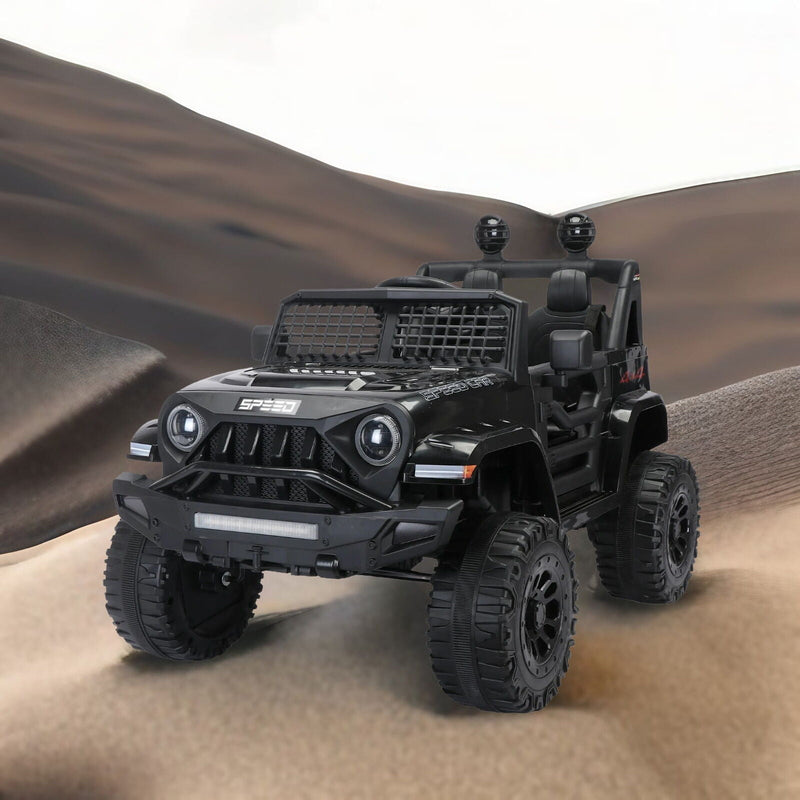 2.4G Remote Control Electric Ride-On Truck for Kids with Parental Control - 12V7A