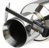 1990-1993 Honda Accord Catback Exhaust 2.5" Pipe 4" Tip N1 Style 2.2L SOHC