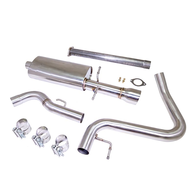 ZZP 2.5 inch Stainless Cobalt Catback Exhaust
