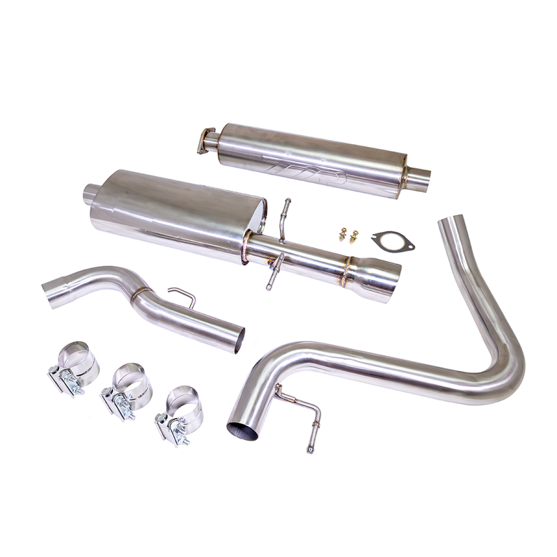 ZZP 2.5 inch Stainless Cobalt Catback Exhaust